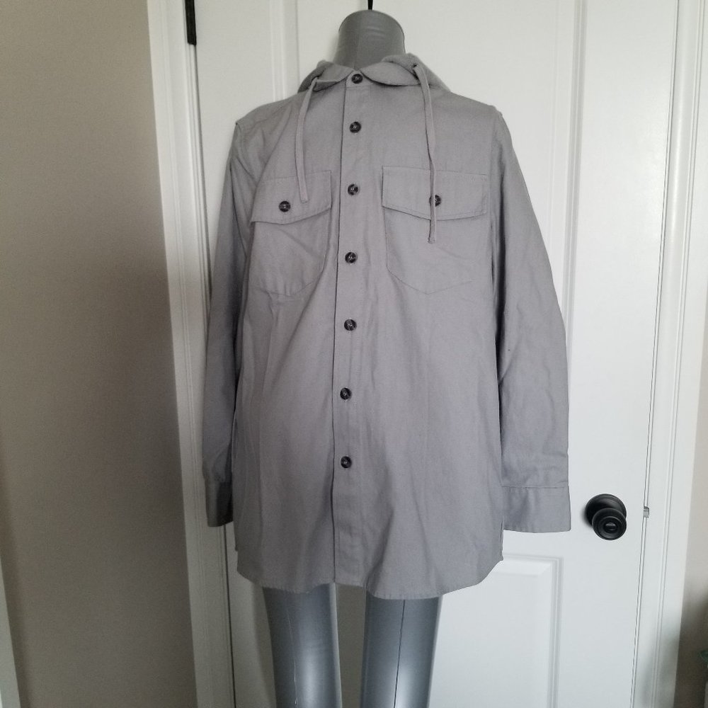 A Shacket, A Shoodie... - Shirt Jacket with Hood